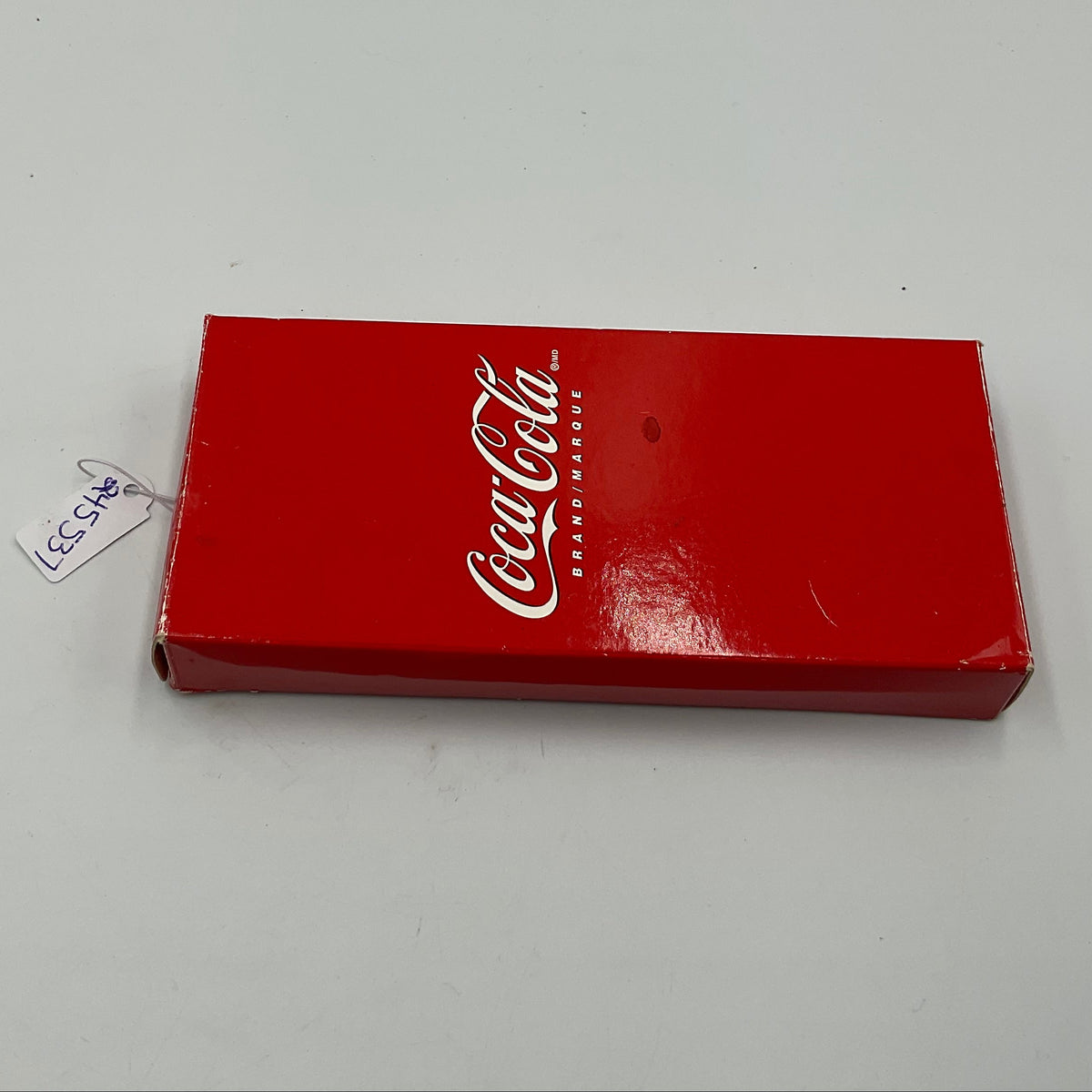 Coca-Cola Wristwatch Refrigerator Shaped Tin Original Box New Battery