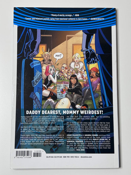 Harley Quinn Vol 4: Surprise Surprise DC Comics Rebirth