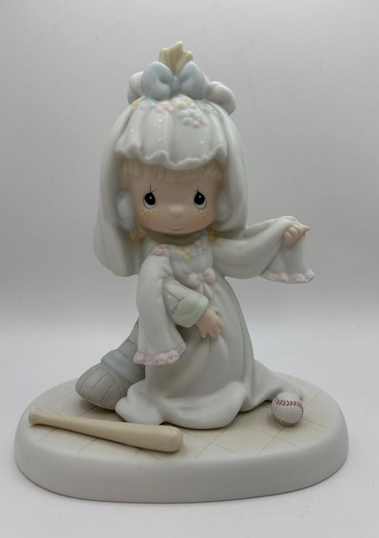 Precious Moments Vintage 1988 Someday My Love Porcelain Figurine Collectible Original Box