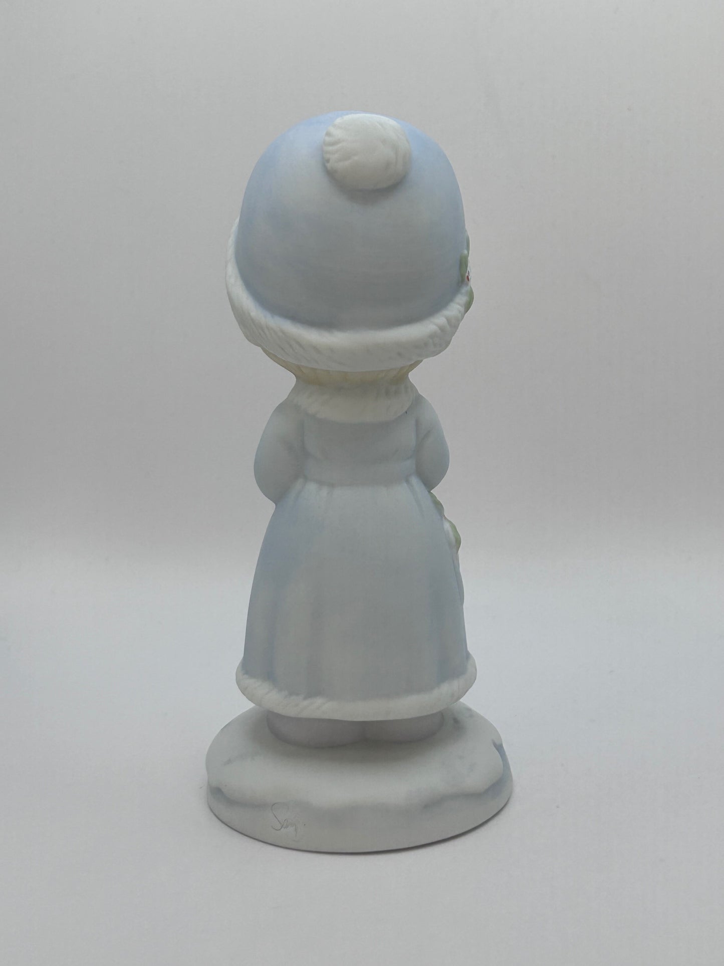 Precious Moments Vintage 1991 May Your Christmas Be Merry Special Issue Porcelain Figurine