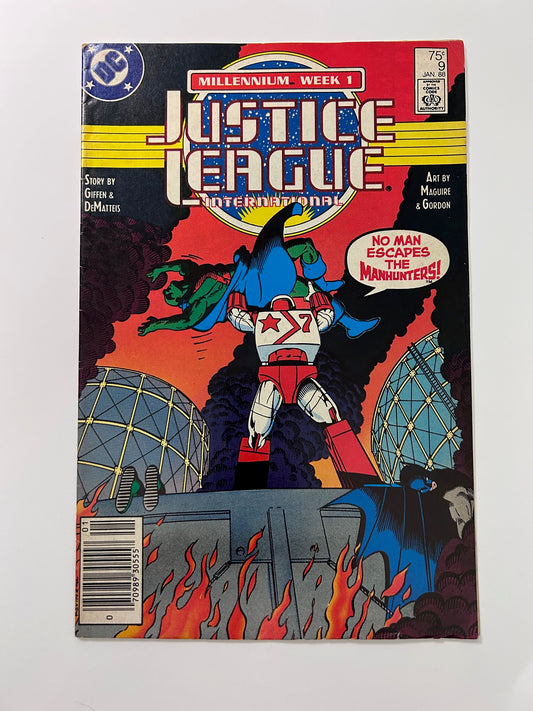 Justice League International Millenium Week 1 #9 Vintage 1988 DC Comics Comic Book
