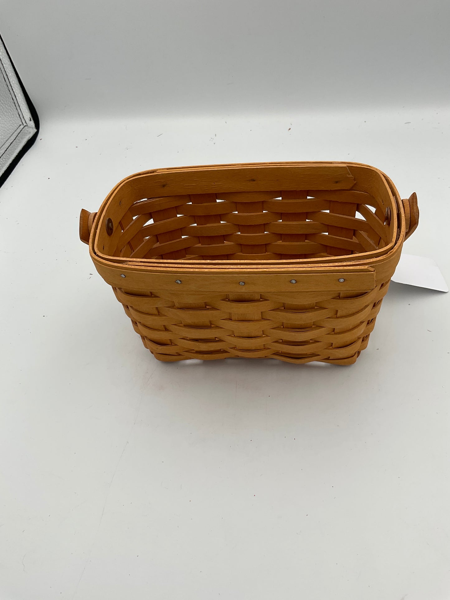 Longaberger Small Rectangle Wooden Basket