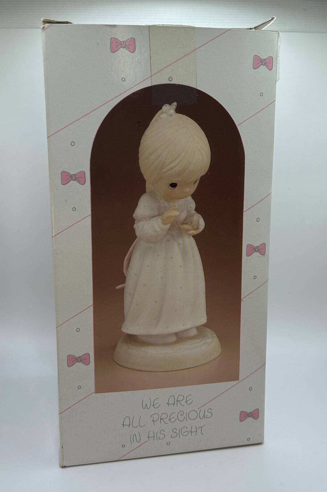 Precious Moments Vintage 1987 We Are All Precious in His Sight Porcelain Figurine