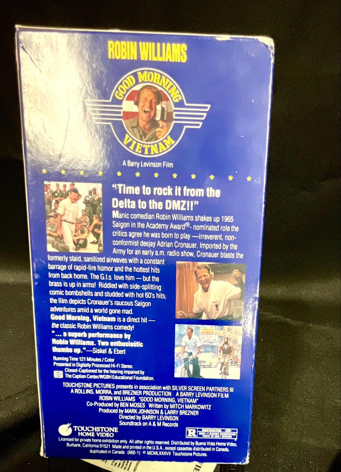 Good Morning Vietnam Vintage 1995 VHS Video Tape Movie Robin Williams Unsealed
