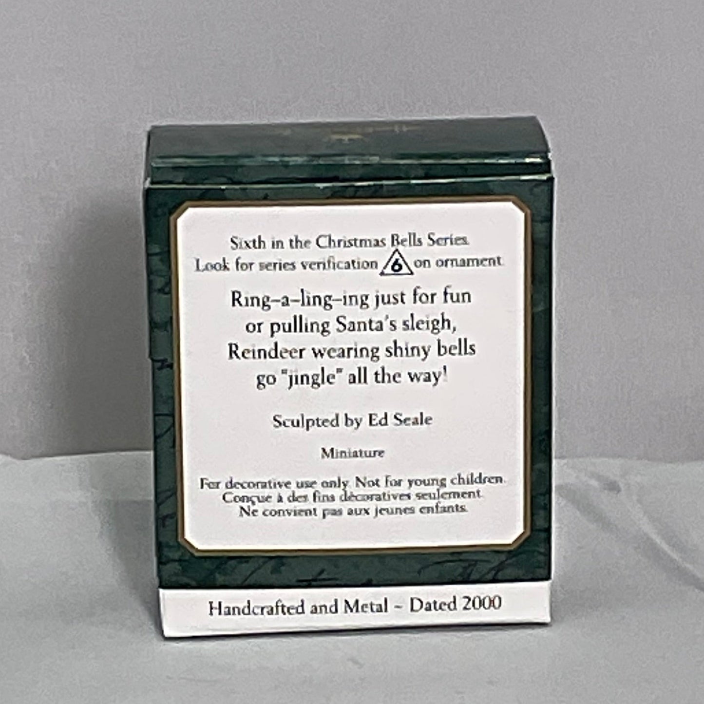 Hallmark Keepsake Ornament Christmas Bells 6th in Series