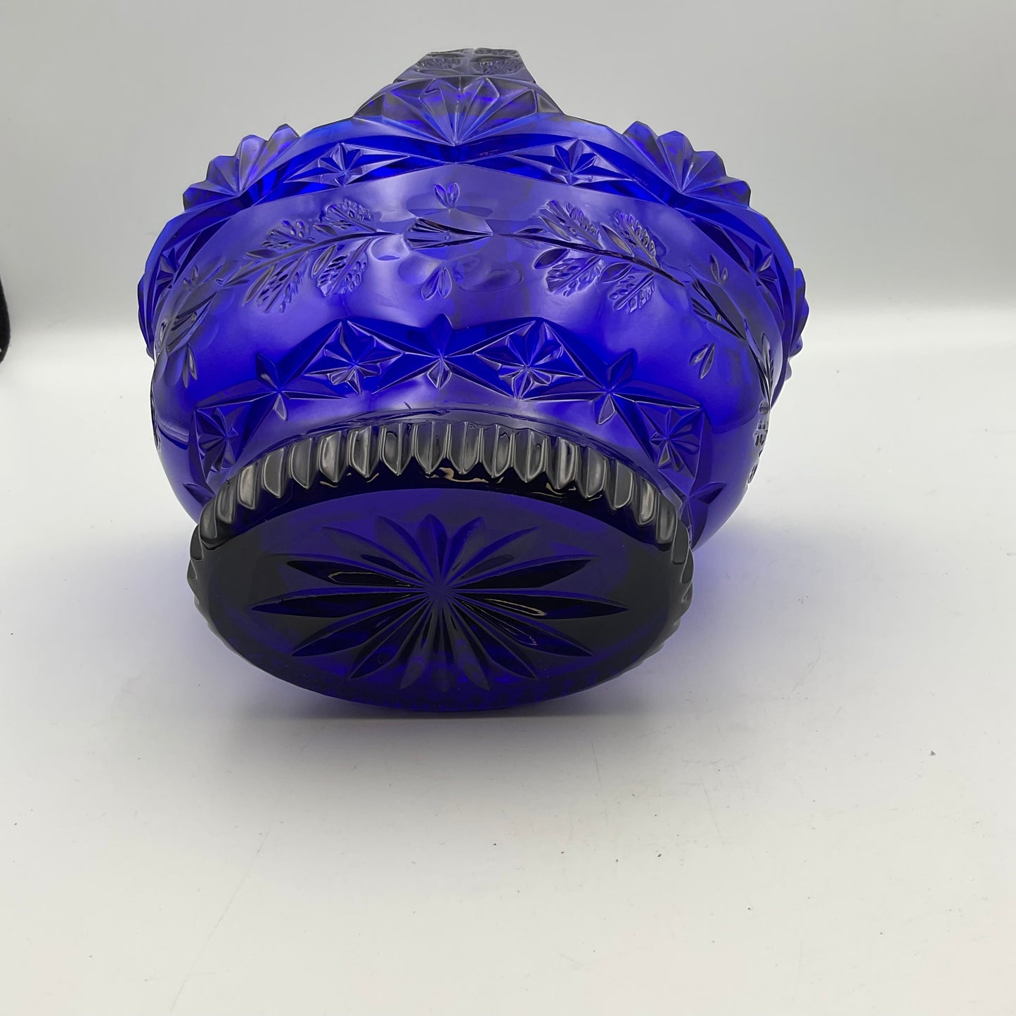 Kobalt Blue Glass Basket