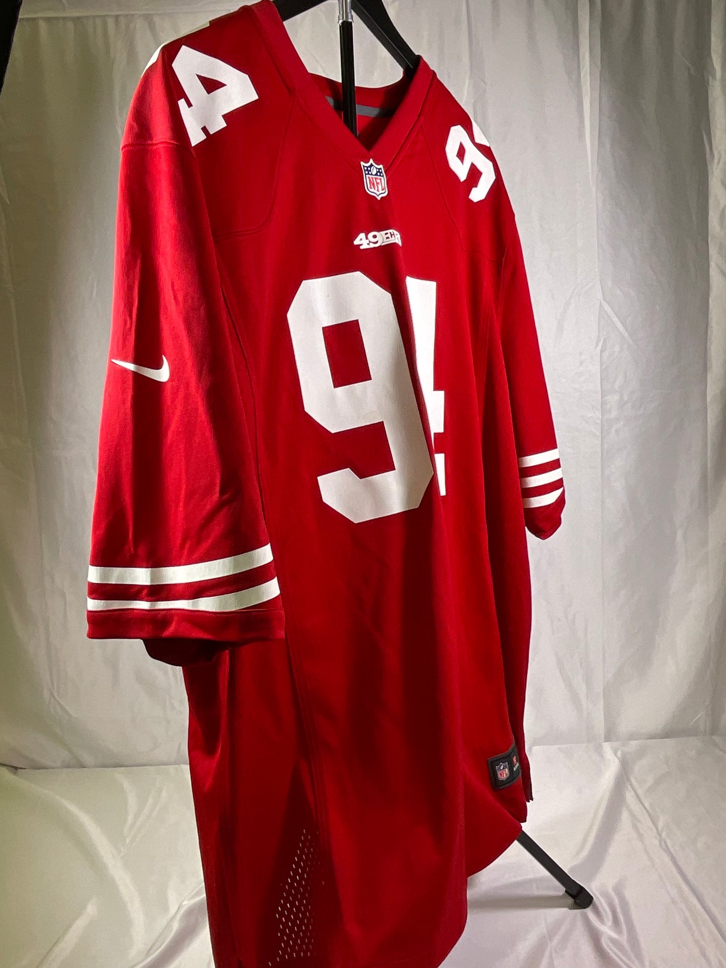Justin Smith San Francisco 49ers NFL Licensed Nike Jersey #94 Size XXL New Without Tags