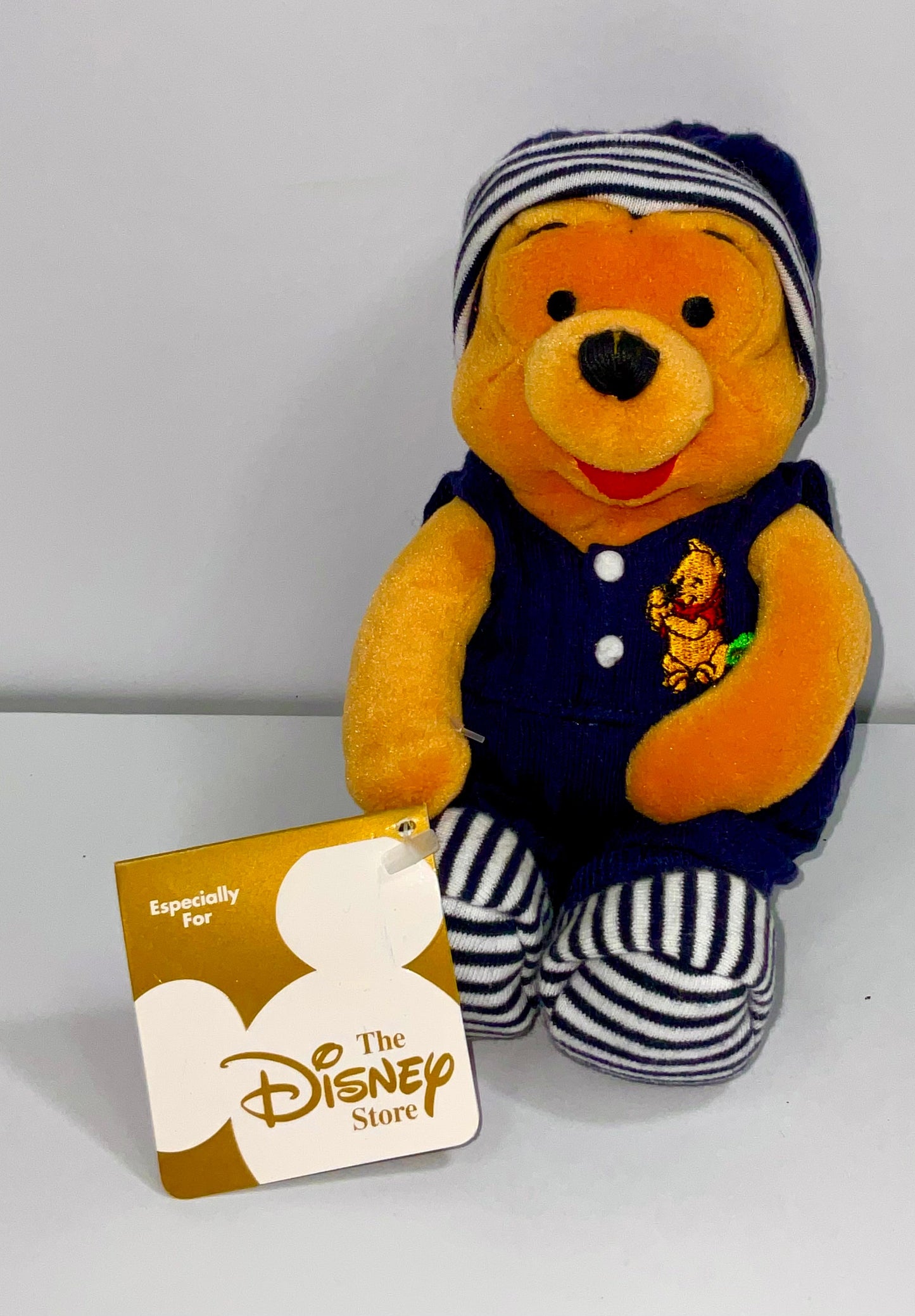 Nursery Baby Pajamas Winnie the Pooh Bear & Friends Vintage Mini Beanbag Beanie Plush Disney Store Collectible