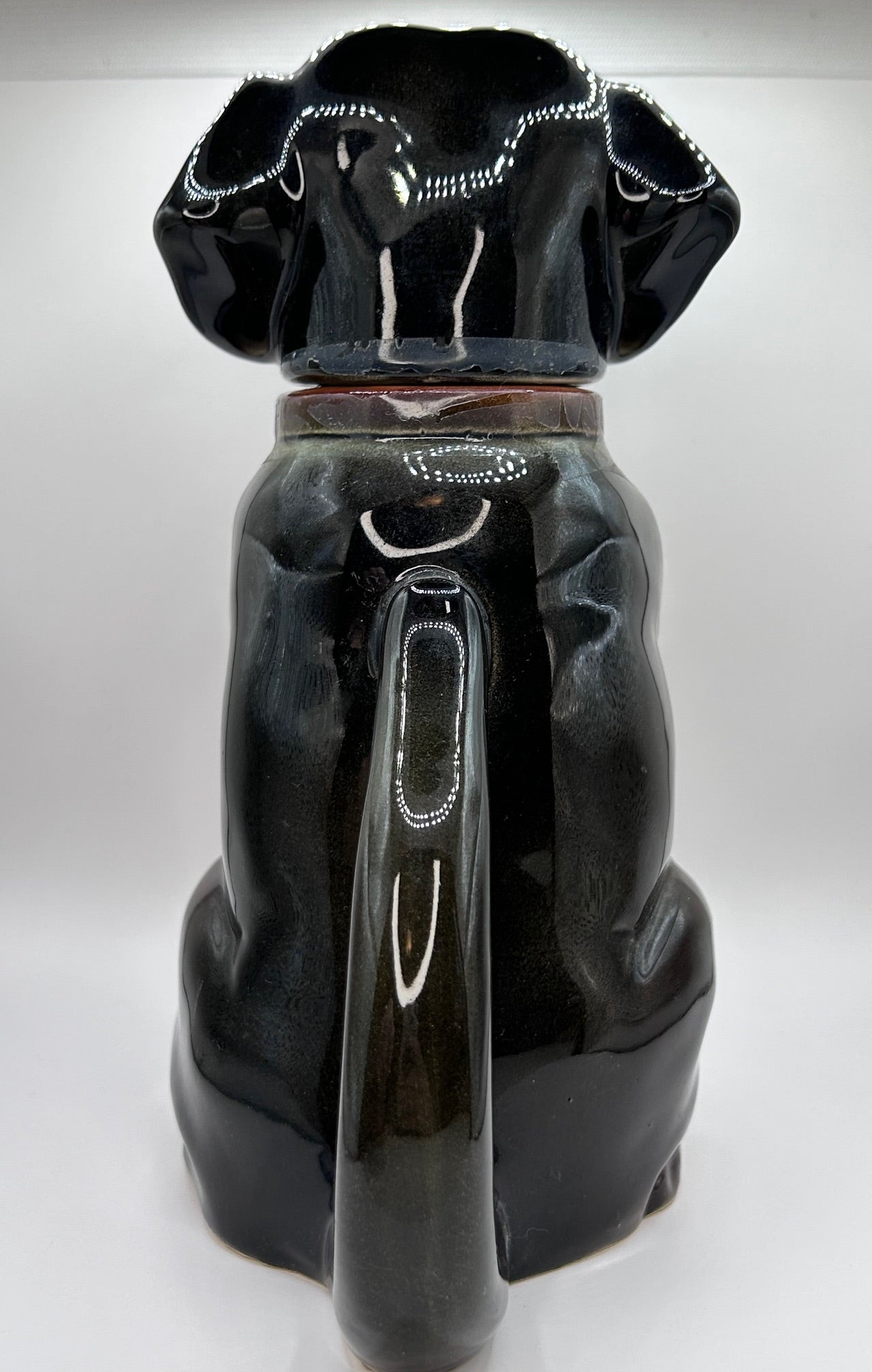 Erphila Vintage 1940s Porcelain Glazed Teapot Dachshund Beagle West Germany 6703B Full Mark