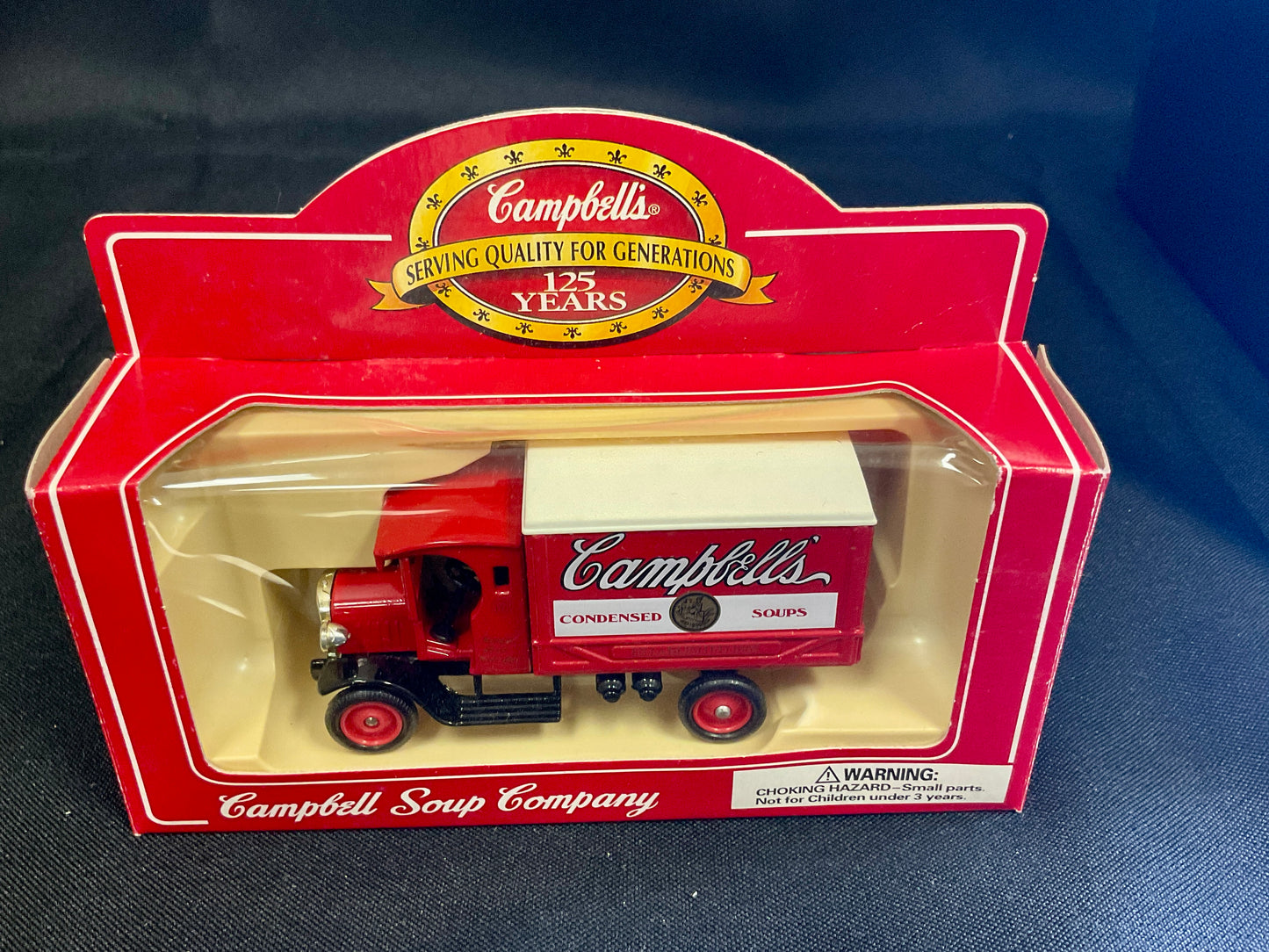 Campbell's Soup Vintage 1994 125th Anniversary Collectible Die-Cast Model Souvenir Truck in Original Box