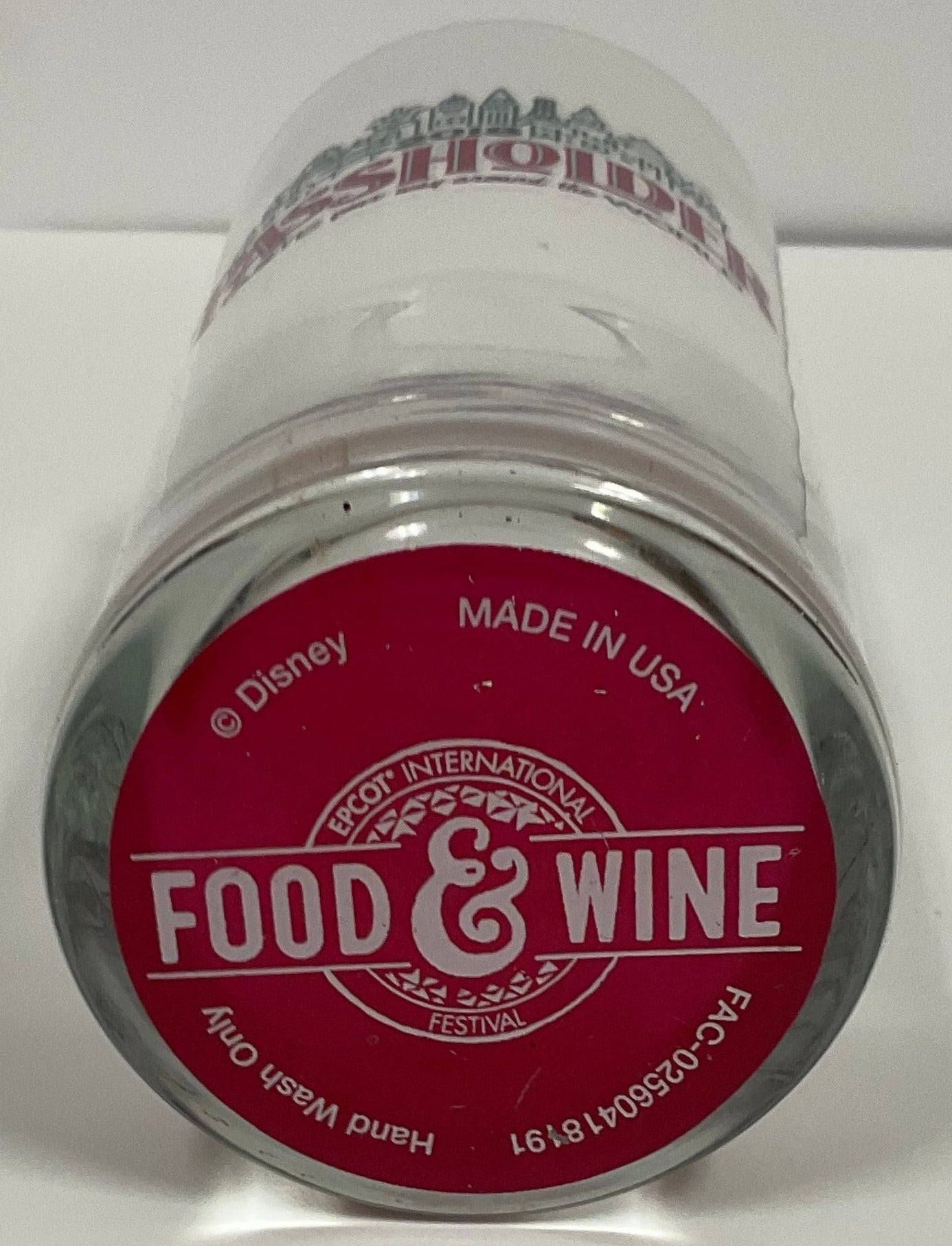 Disney 2018 Food Wine Festival Passholder Sip Your Troubles Away Tall Glass New