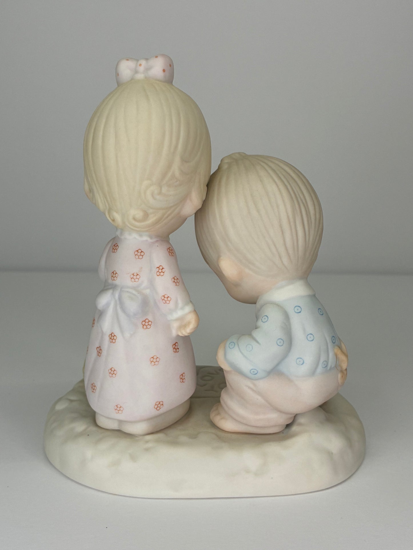 Precious Moments Vintage 1979 Thou Art Mine Hand Painted Porcelain Collectible Figurine Original Box