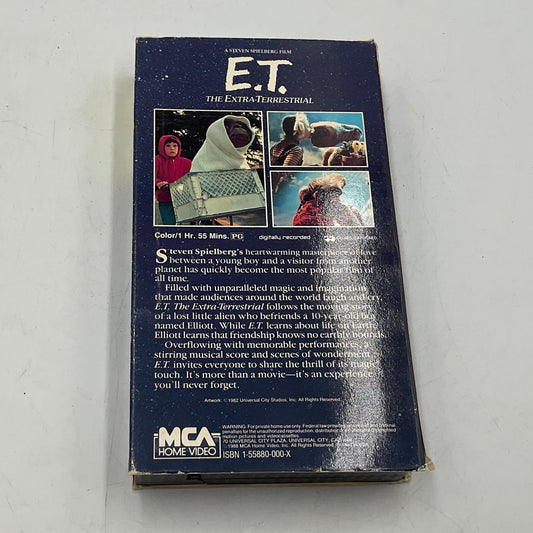 E.T. The Extra-Terrestrial VHS Tape