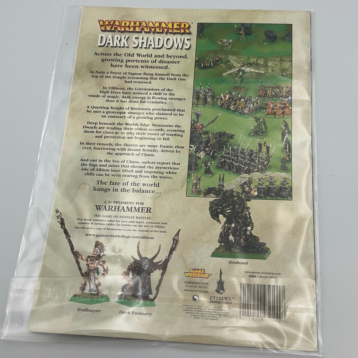 Warhammer Dark Shadows Summer Campaign Vintage 2001 Magazine