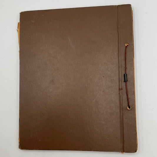 Vintage Brown Scrapbook Album Photos