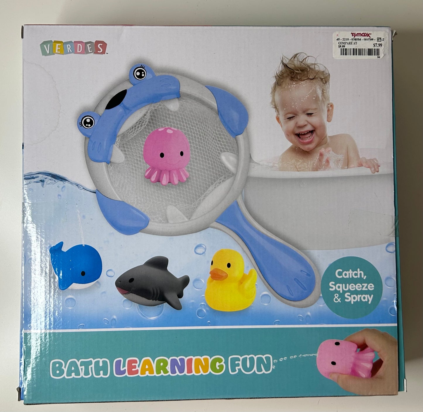 Bath Learning Fun Bath Toys by Verdes New in Box