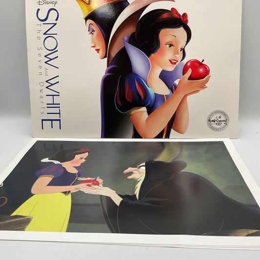Snow White And The Seven Dwarfs Lithograph 4 Pack Set