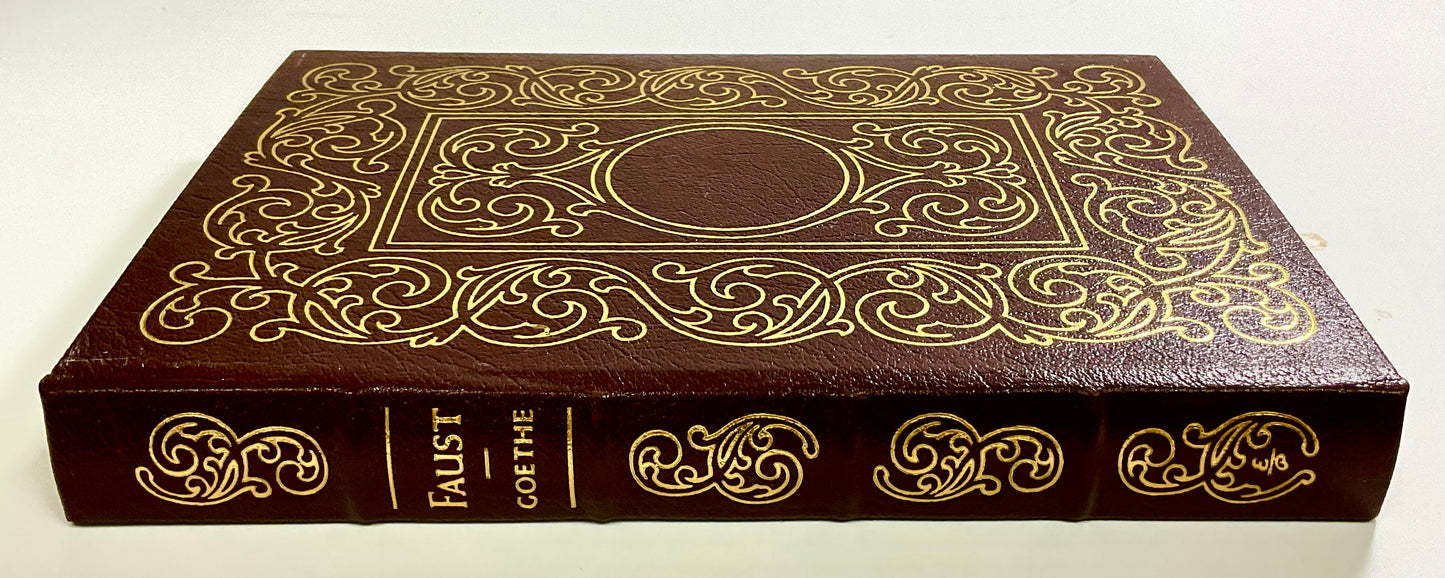 Faust by Johann Wolfgang Von Goethe Vintage 1980 The Easton Press 100 Greatest Books Ever Written Leather Bound Collector's Edition