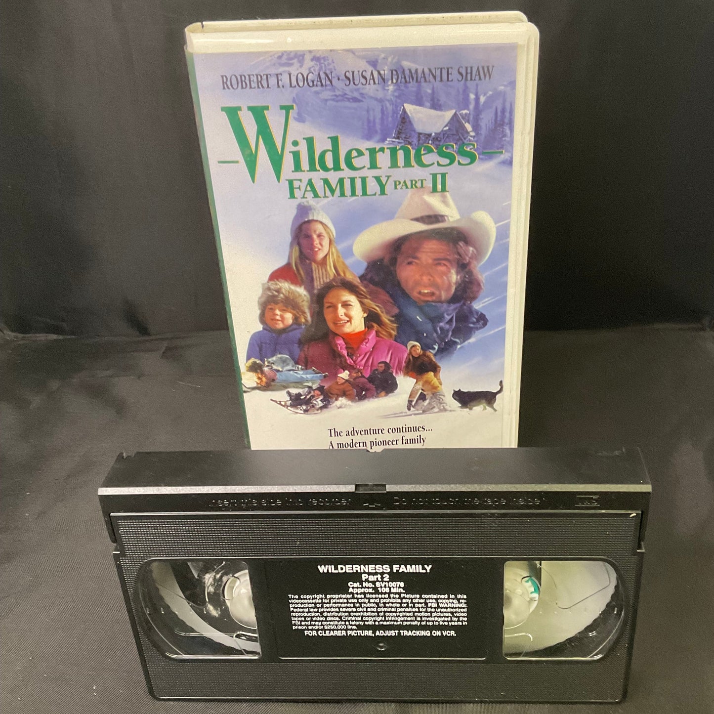 Wilderness Family Part 2 Vintage VHS Video Tape in Original Case