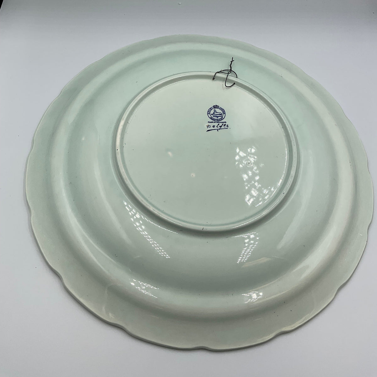 Vintage Large Delfts Platter Made For Royal Sphinx