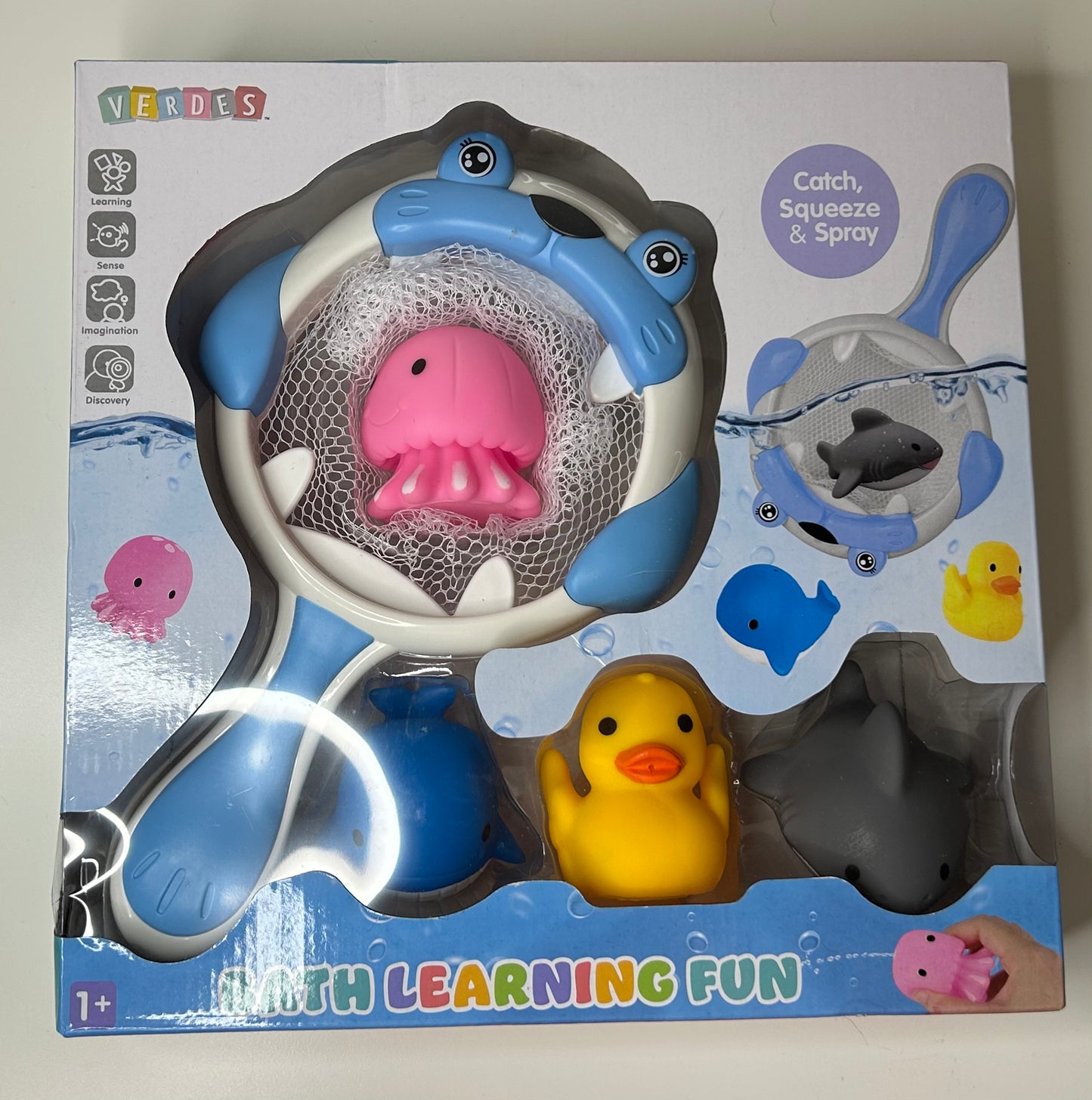 Bath Learning Fun Bath Toys by Verdes New in Box