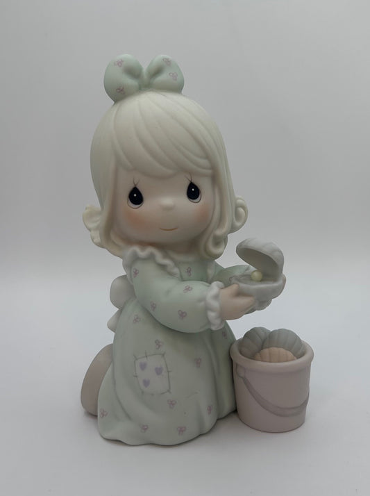 Precious Moments It Is No Secret What God Can Do Vintage 1993 New in Box Mint