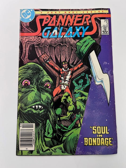 Spanners Galaxy Soul in Bondage Vintage Feb 1985 DC Comics Comic Book