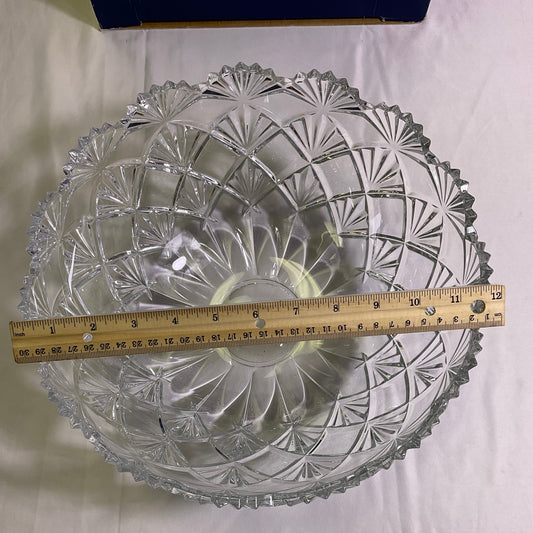 Mikasa Viceroy Crystal VT300/730 Centerpiece Bowl 12in