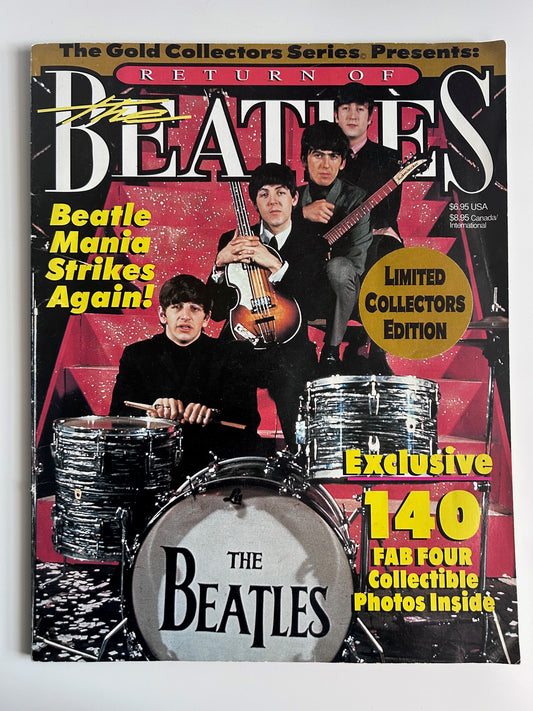 Return of the Beatles The Gold Collectors Series Magazine Vintage January 1995