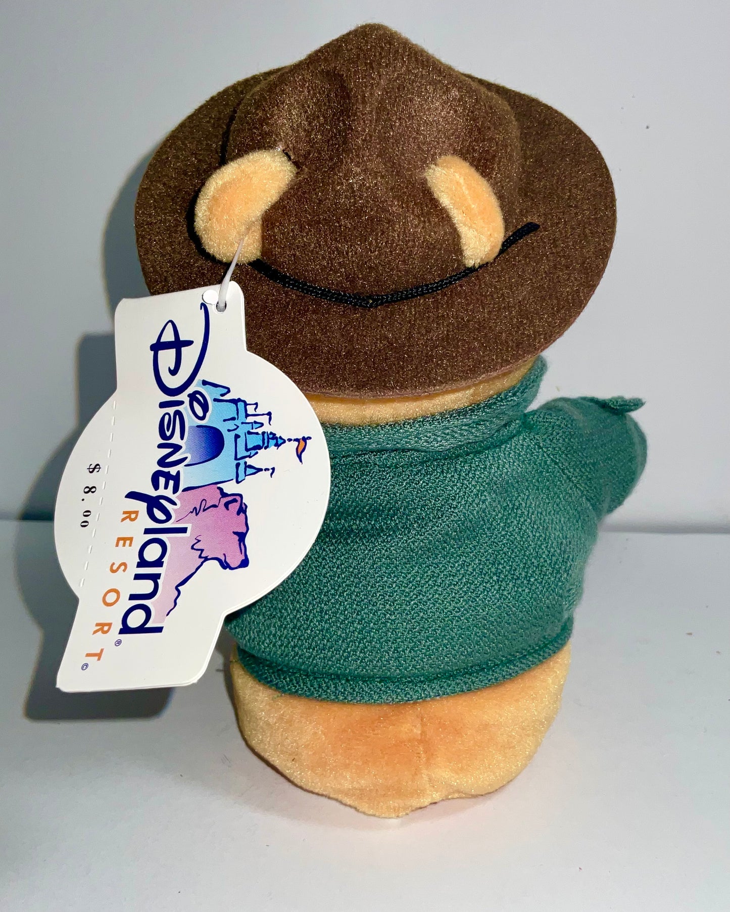 Winnie the Pooh Park Service Forest Ranger Vintage Mini Beanbag Plush Disney Collectible