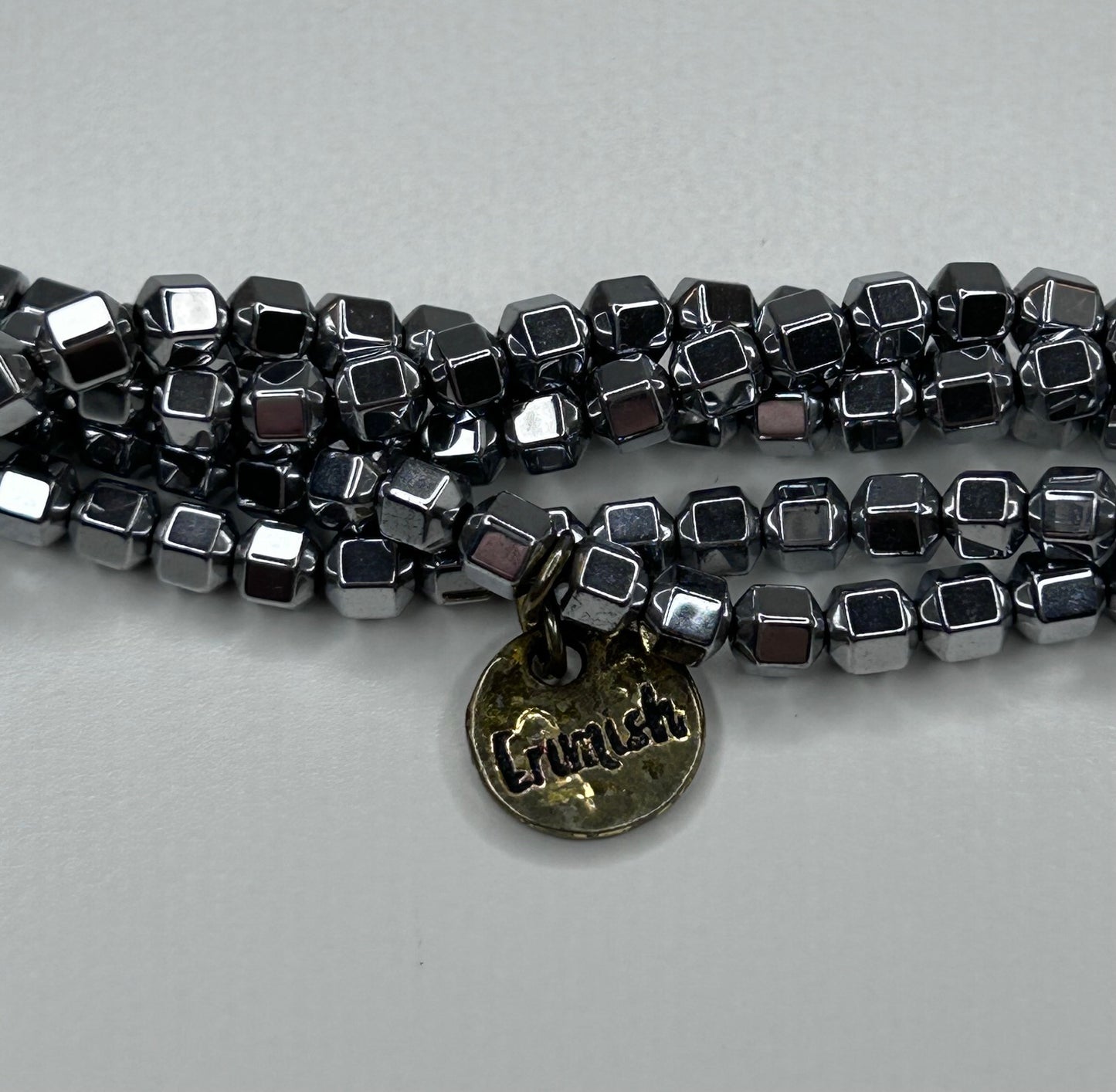 Apple Watch Band Women's Beaded Silver Bracelet 5.5"