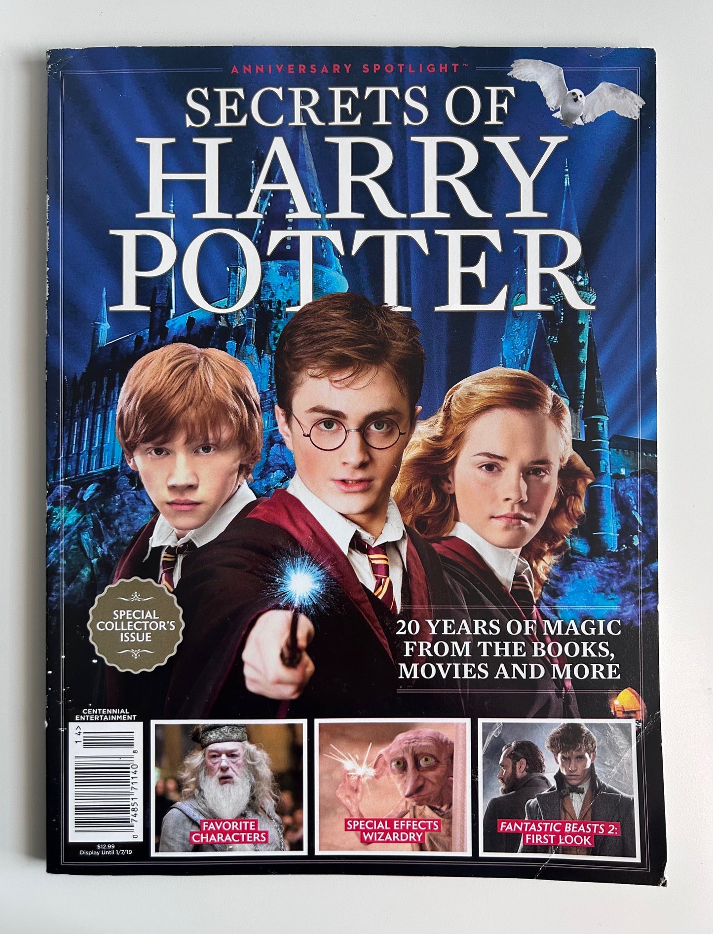 Secrets of Harry Potter Anniversary Spotlight Special Collector's Issue Newsstand Edition Single Issue 2018