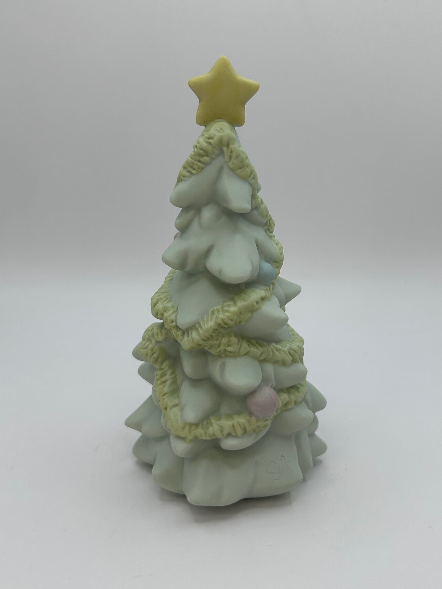 Precious Moments Vintage 1992 Sugar Town Christmas Tree Porcelain Figurine