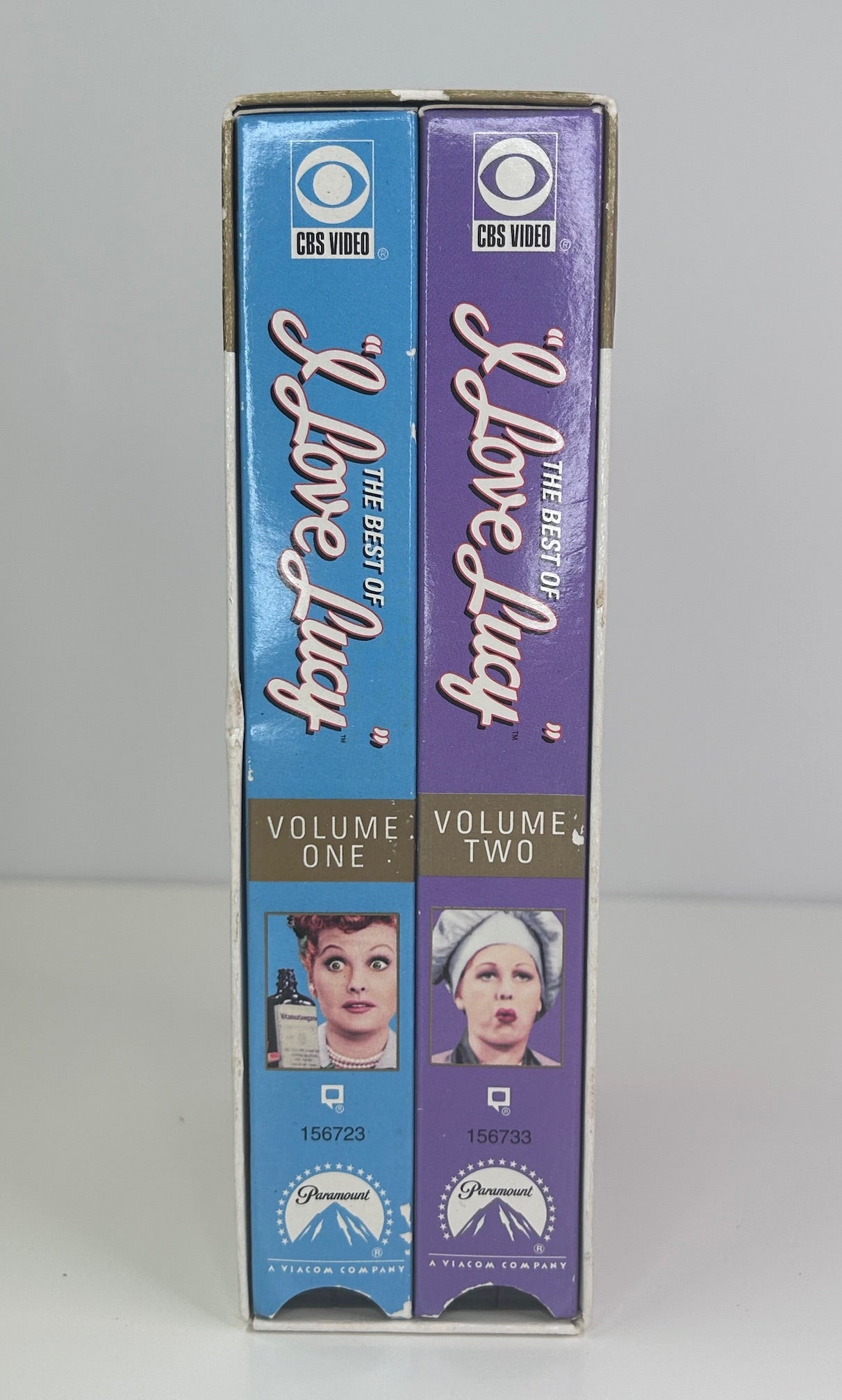 The Best Of I Love Lucy Collection VHS Tapes Vintage 2003 Volume 1 and 2 Untested