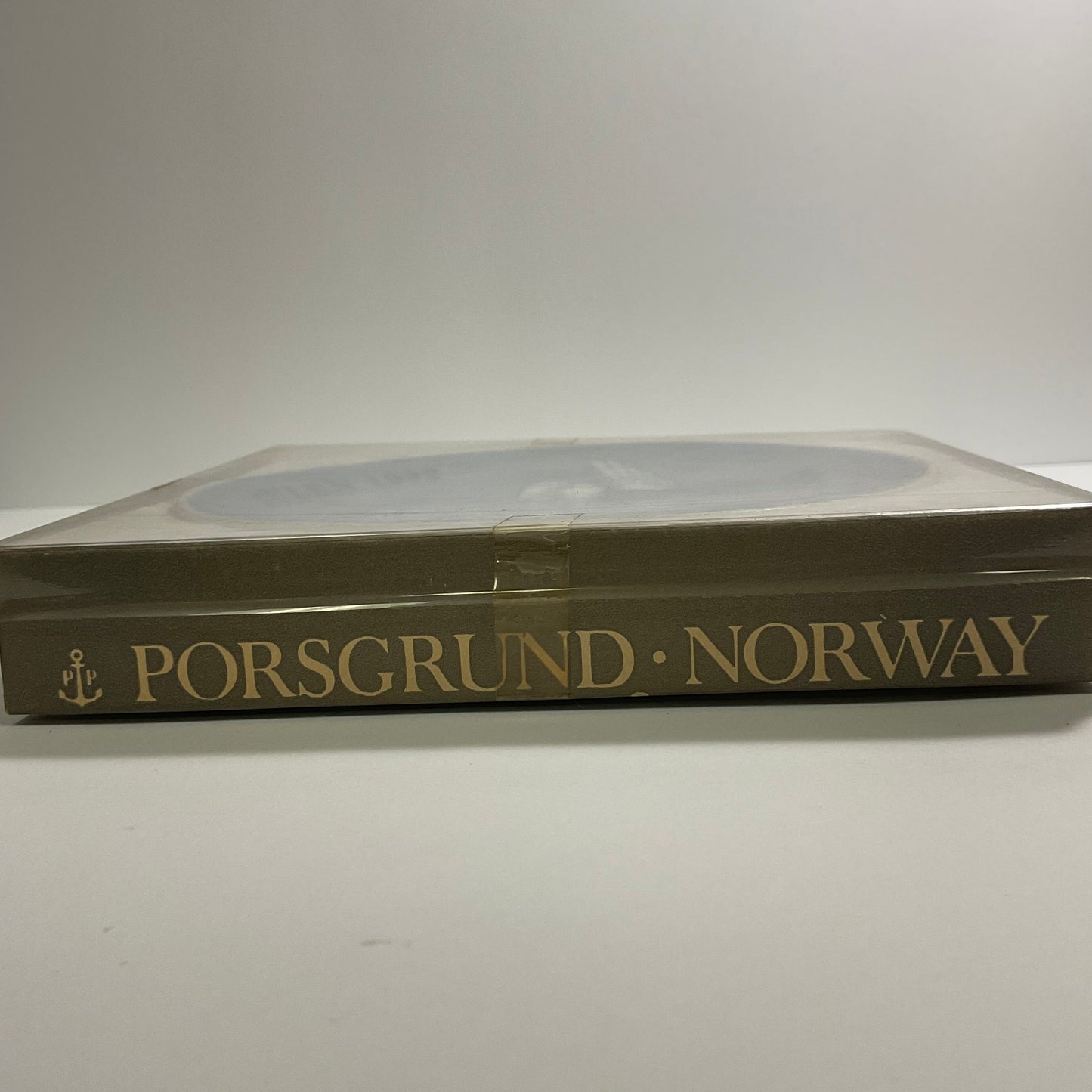 Julen Vintage 1972 Norwegian Porsgrund Plate With Original Box