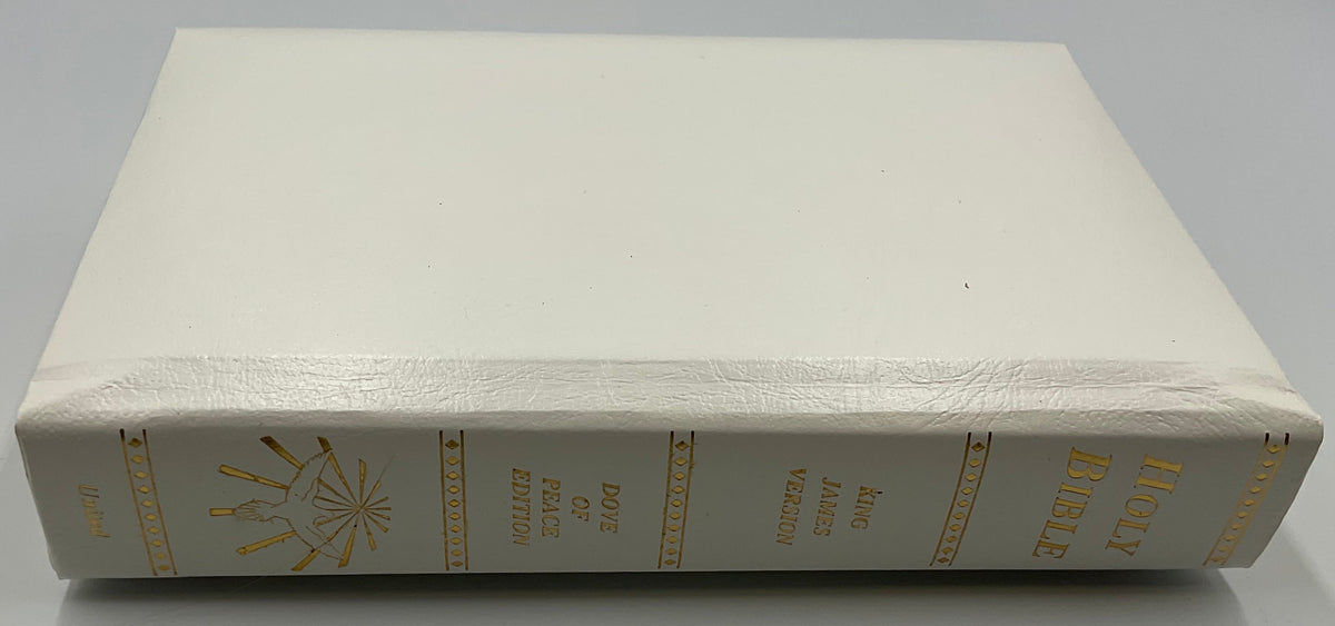 Dove of Peace KJV Holy Bible King James Version Ceder Wood Presentation Box
