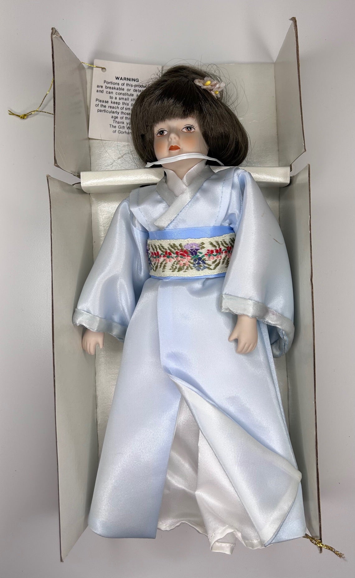 Gorham Around the World Doll 5th Anniversary Collection Japan Mari Vintage 1985