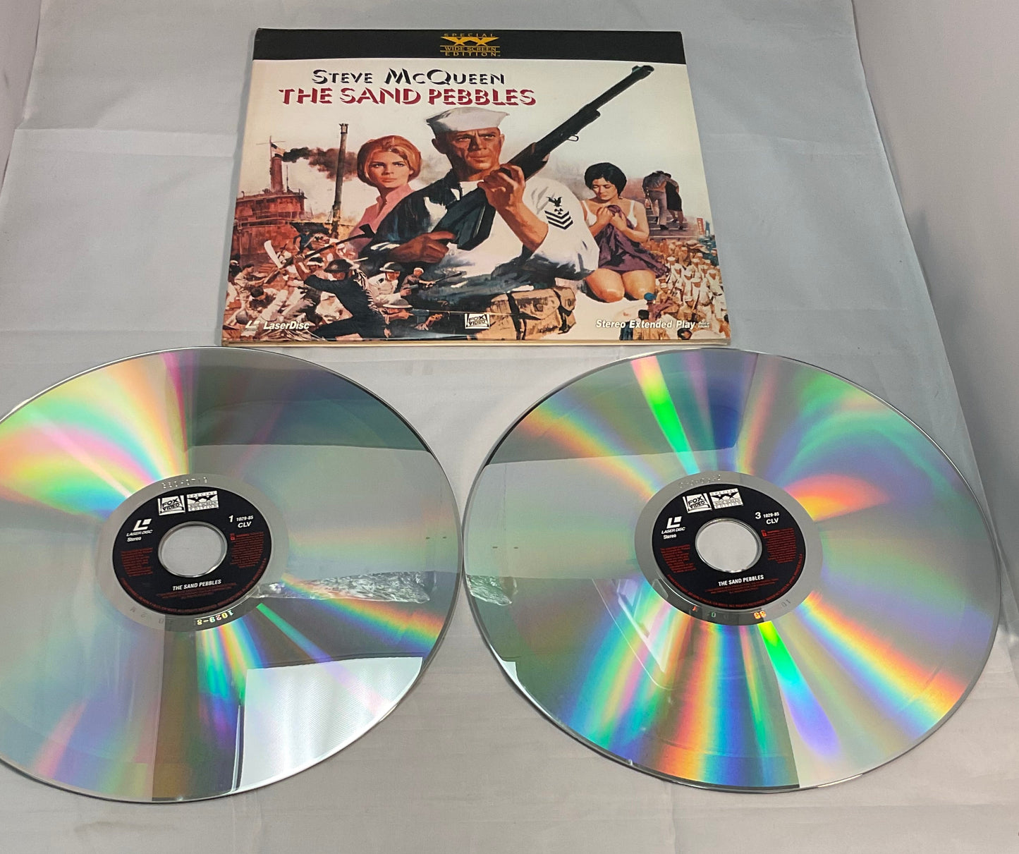 Steve McQueen The Sand Pebbles LaserDisc Two Disc Video Box Set Untested