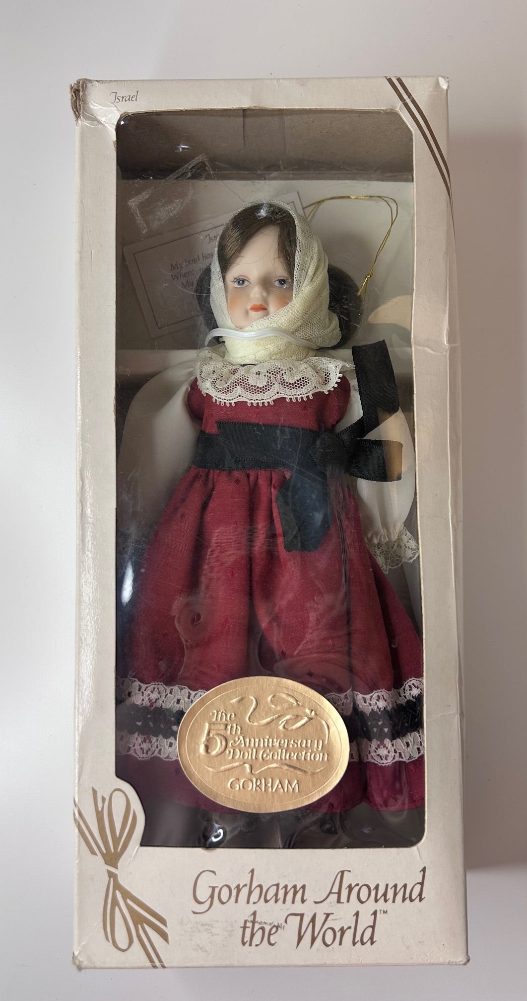 Gorham Around the World Doll Israel Miriam Vintage 1985