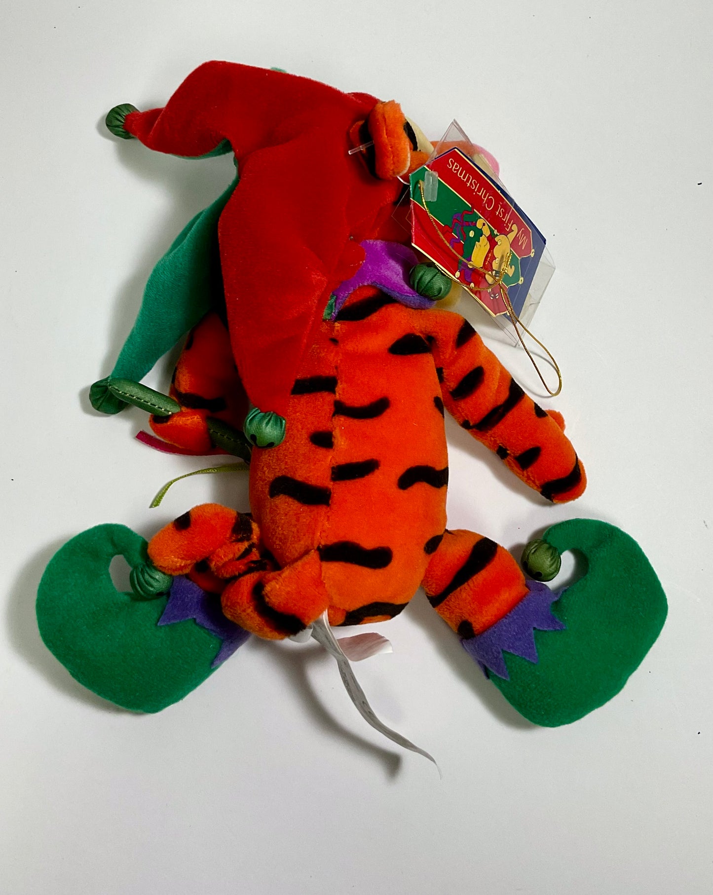 Tigger My First Christmas Vintage Winnie the Pooh & Friends Holiday Mini Beanbag Beanie Plush Disney Collectible