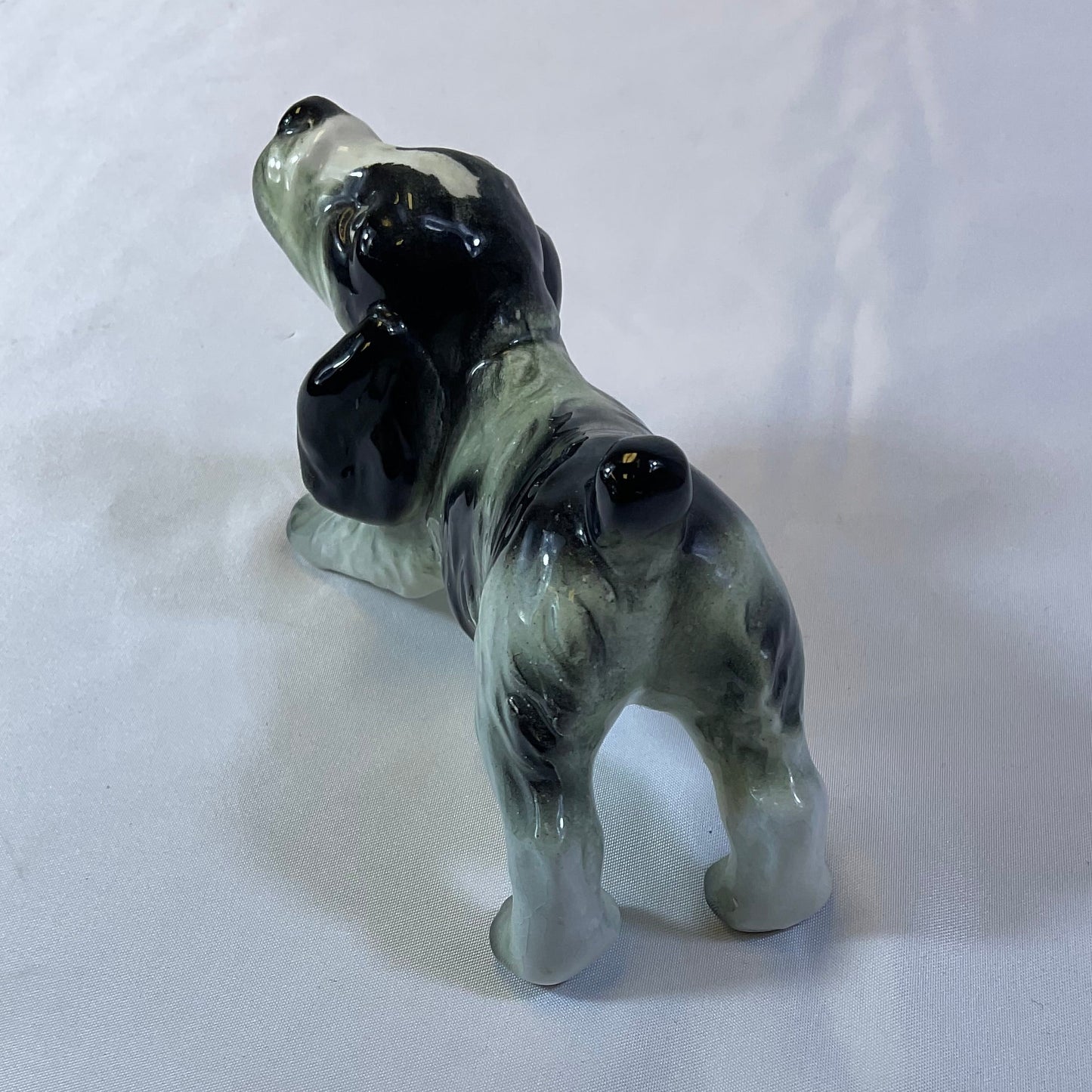 Goebel Hummel Vintage Handmade Porcelain Playful Puppy Cocker Spaniel Dog Figurine Western Germany