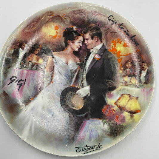 Gigi Is In Love Vintage 1986 Jean Claude-Guidou Fine China Collector’s Plate