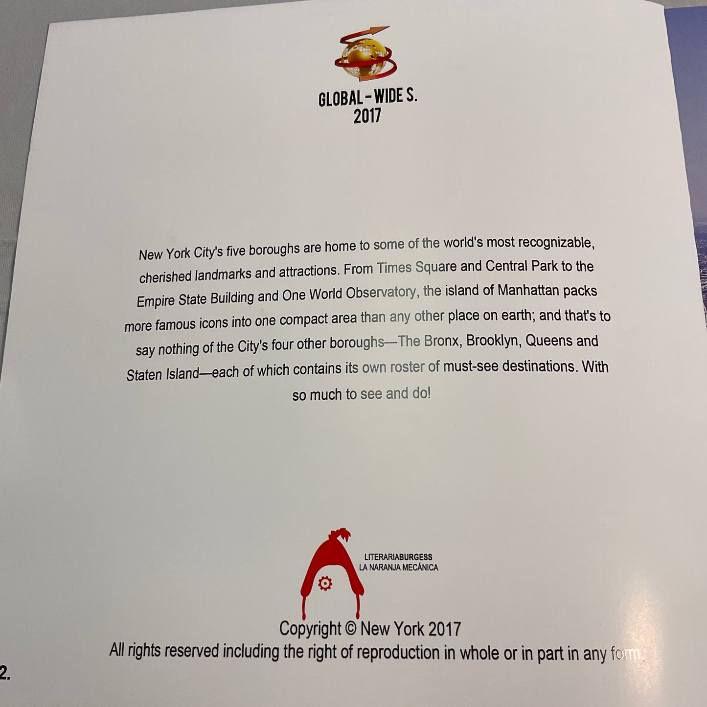 The Most Beautiful Places in New York City 2017 Hardcover Book