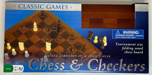 Chess & Checkers Cardinal Industries Inc Classic Games