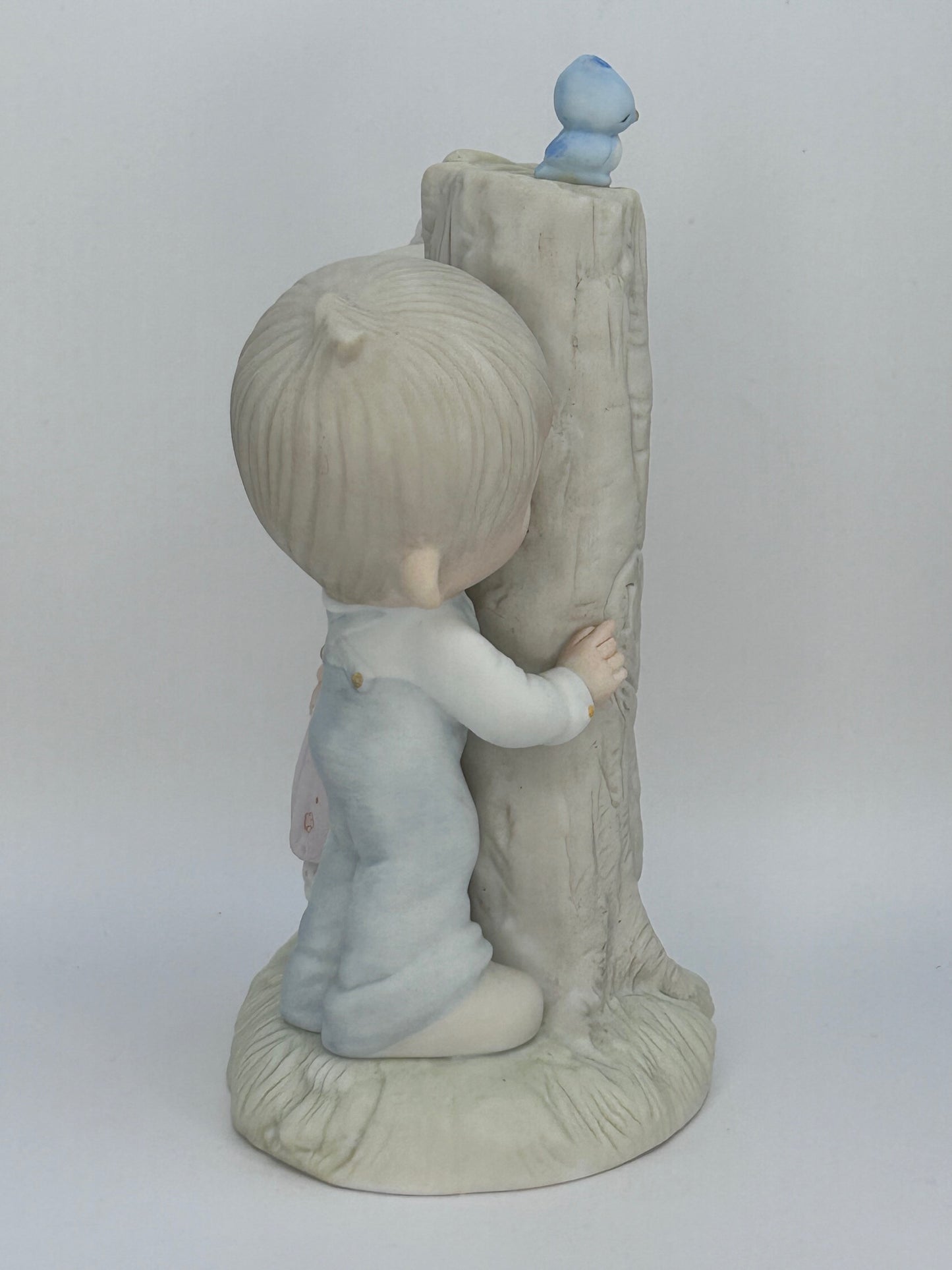 Precious Moments Vintage 1979 Thee I Love Hand Painted Porcelain Collectible Figurine Original Box Mint