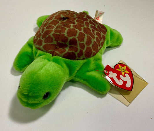 Speedy the Turtle Vintage 1994 Ty Beanie Babies Collection Plush Collectible with Tag Style 4030 Beanie Baby