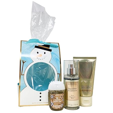 Bath and Body Works Let It Snow Mini Gift Bag Fragrance Body Cream and Lotion