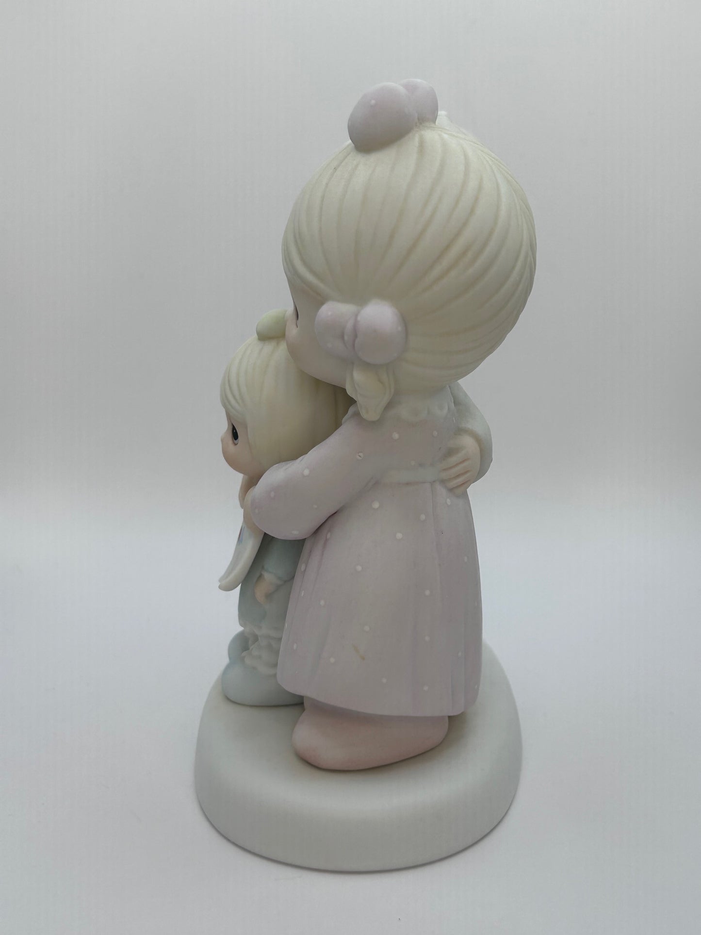 Precious Moments Vintage 1986 God Bless The Day We Found You Figurine Orig Box