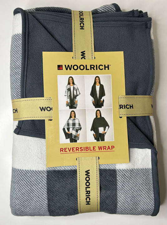 Woolrich Reversible Wrap - Stormy Buffalo