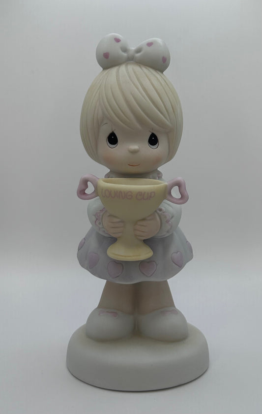 Precious Moments You Are My Number One Vintage 1988 Porcelain Figurine Original Box Mint
